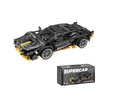 Конструктор "Суперкар" чорний (589 деталей)  мініатюра фото 1