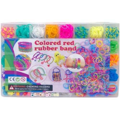 Великий набір резинок для плетіння, 32 види з аксесуарами  мініатюра фото 1