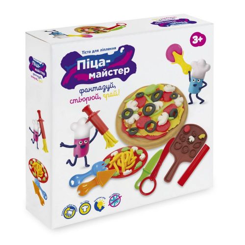Набір для дитячого ліплення "Піца-майстер"  мініатюра фото 1