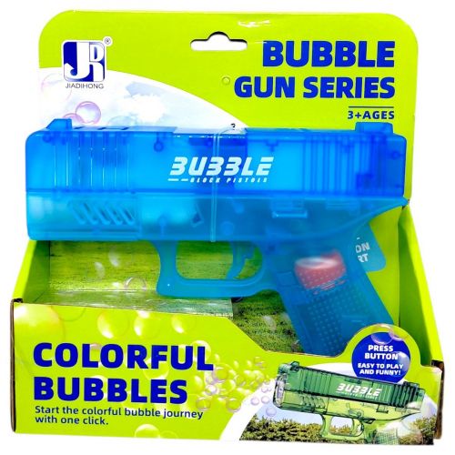 Пістолет з мильними бульбашками в коробці (СИНІЙ)  мініатюра фото 1