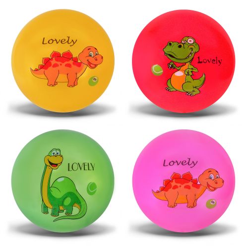 Мяч резиновый 9", 60 грамм (микс цветов)  мініатюра фото 1