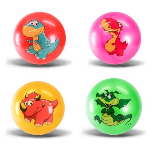 Мʼяч гумовий (мікс кольорів), 9", вага 60 г  мініатюра фото 1