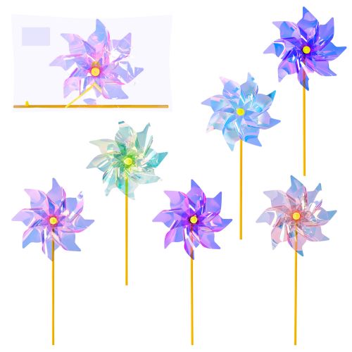 Вітрячок (висота 40 см,1 квітка 24 см, пакет 24*4*38 см) мікс видів  мініатюра фото 1