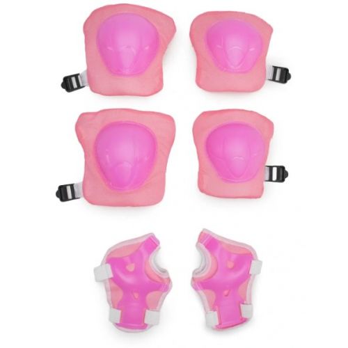 Набiр захисту наколінники, налокітники, в сітці (РОЖЕВИЙ)  мініатюра фото 1