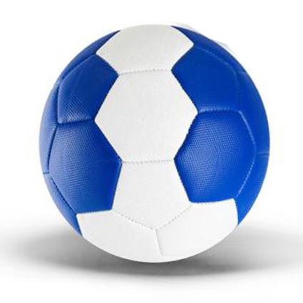 М'яч футбольний №5, PVC (СИНІЙ)  мініатюра фото 1
