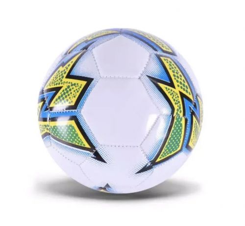 Мʼяч футбольний дитячий №3,  (БІЛО-ЖОВТИЙ)  мініатюра фото 1