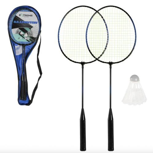 Бадмінтон 2 ракетки + воланчик (СИНІЙ)  мініатюра фото 1