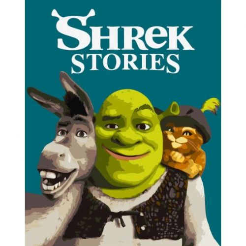 Картина за номерами "Шрек" 40*50 см  мініатюра фото 1