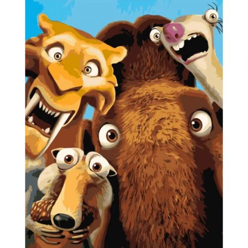 Картина за номерами "Льодовиковий період" 40*50 см  мініатюра фото 1