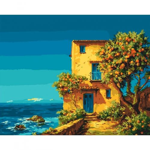 Картина за номерами "Італійський ранок" 40*50 см  мініатюра фото 1
