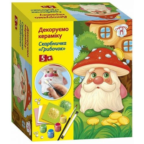 Набір для творчості "Скарбничка Грибочок"  мініатюра фото 1