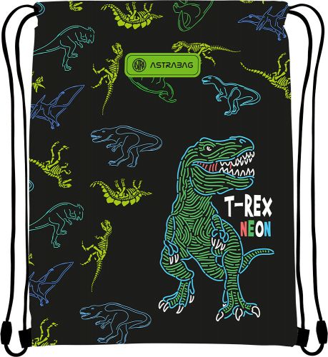 Сумка для взуття Astrabag T-Rex neon (44 x 33 см)  мініатюра фото 1