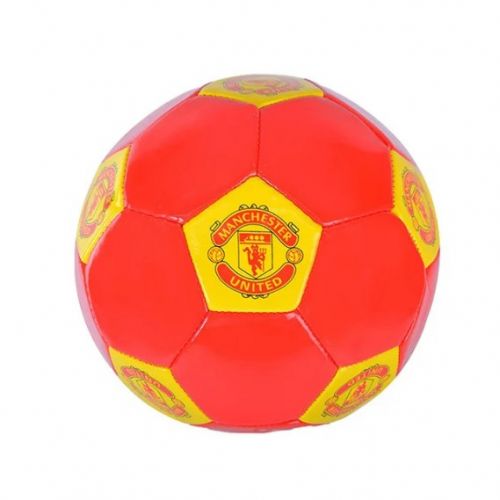 МʼЯЧ ФУТБОЛЬНИЙ №5, 270 ГРАМ, PVC, ЧЕРВОНО-ЖОВТИЙ  мініатюра фото 1