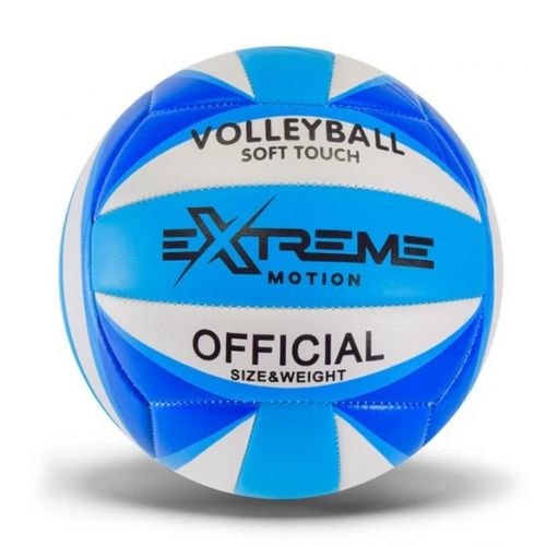 МЯЧ ВОЛЕЙБОЛ №5, PVC 280 ГР ГОЛУБОЙ  мініатюра фото 1