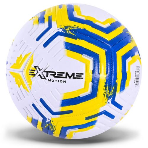 МʼЯЧ ФУТБОЛЬНИЙ №5, PU 400 ГР, БІЛО-ЖОВТИЙ фото