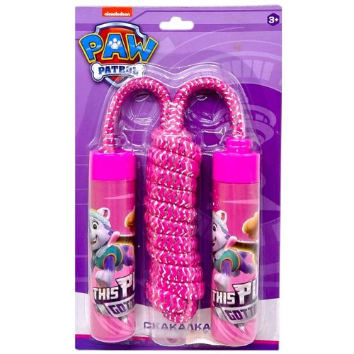 Скакалка дитяча Paw patrol, 2.2 м РОЖЕВА фото