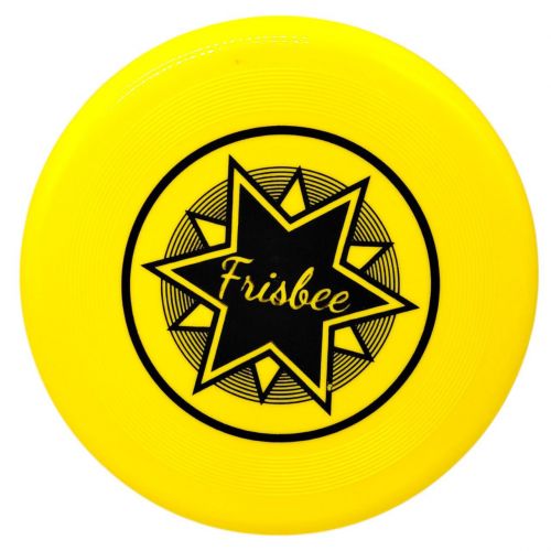 Тарілка літаюча Фризбі 20 см (ЖОВТИЙ)  мініатюра фото 1