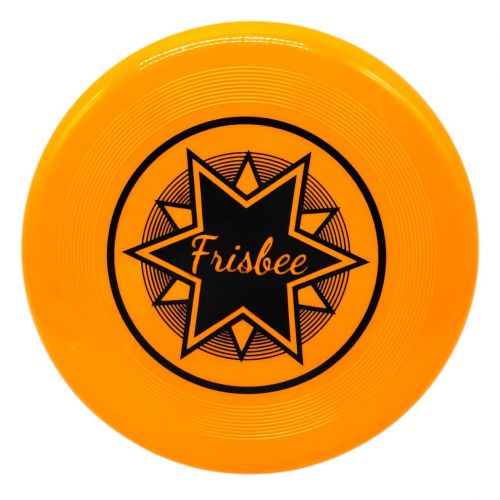 Тарілка літаюча Фризбі 20 см (ПОМАРАНЧЕВИЙ)  мініатюра фото 1