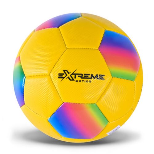 МʼЯЧ ФУТБОЛЬНИЙ №5, PVC 340 ГР, ЖОВТИЙ  мініатюра фото 1