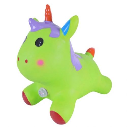 Стрибун гумовий "Єдиноріг" 1400 гр ЗЕЛЕНИЙ  мініатюра фото 1