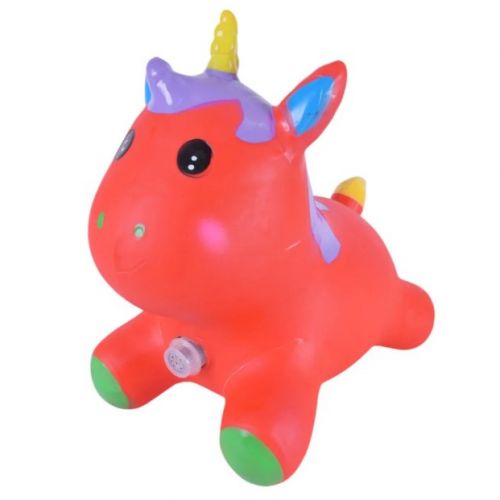 Стрибун резиновый "Единорог" 1400 гр КРАСНЫЙ фото