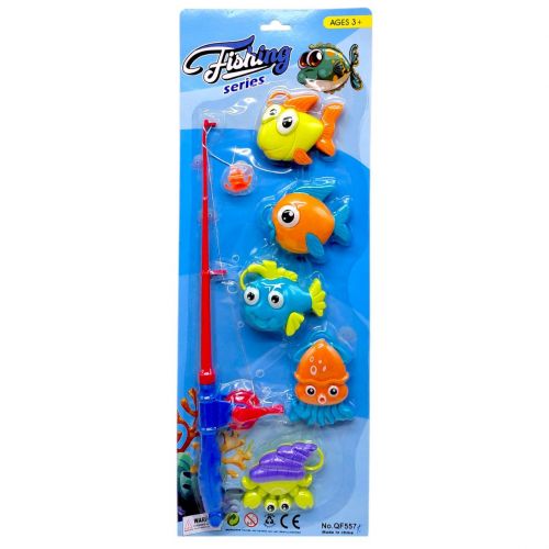 Риболовля дитяча (вудочка, 5 фігурок) ВИД 1  мініатюра фото 1