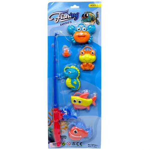 Риболовля дитяча (вудочка, 5 фігурок) ВИД 2  мініатюра фото 1