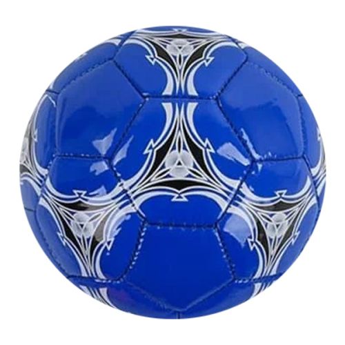 Мʼяч футбольний, №2, 100 грам, матеріал PVC, СИНІЙ  мініатюра фото 1