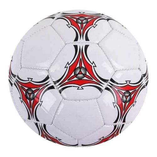 Мʼяч футбольний, №2, 100 грам, матеріал PVC, БІЛИЙ  мініатюра фото 1