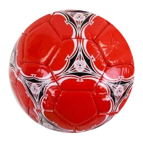 Мʼяч футбольний, №2, 100 грам, матеріал PVC, ЧЕРВОНИЙ  мініатюра фото 1