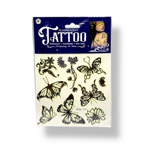 Тимчасове тату люміносцентне  мініатюра фото 1