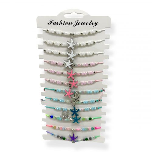 Браслет Морська зірочка (12 шт)  мініатюра фото 1
