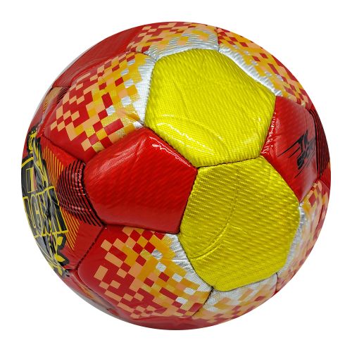 МʼЯЧ ФУТБОЛЬНИЙ №5, PVC, ВАГА 330-350 ГРАМІВ, ЧЕРВОНИЙ  мініатюра фото 1