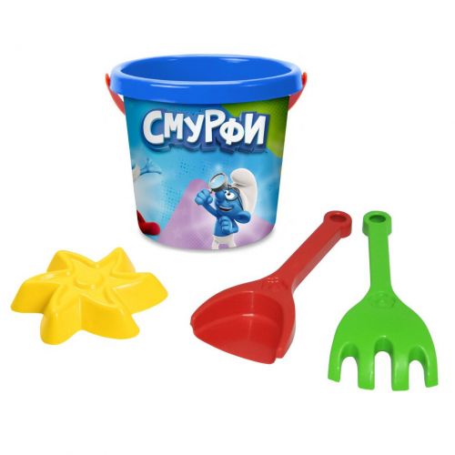 Набор для песка "СМУРФЫ" синий  мініатюра фото 1