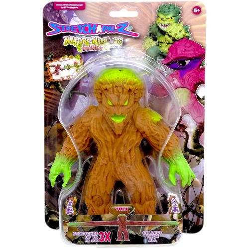 Игрушка-тянучка Стрейчапалз 14см, серия Nature Warriors (Нейчер Уориерс) TOLY  мініатюра фото 1