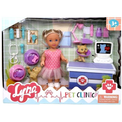 Ігровий набір "Емілі.  Ветеринарна клініка", вид 3 КОРИЧНЕВА КИЦЯ  мініатюра фото 1