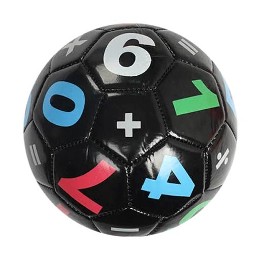 М'яч футбольний №2 "ЦИФРИ" (ЧОРНИЙ)  мініатюра фото 1