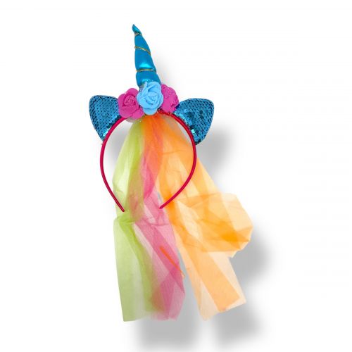 Обруч, що світиться Єдиноріжка (БЛАКИТНИЙ)  мініатюра фото 1