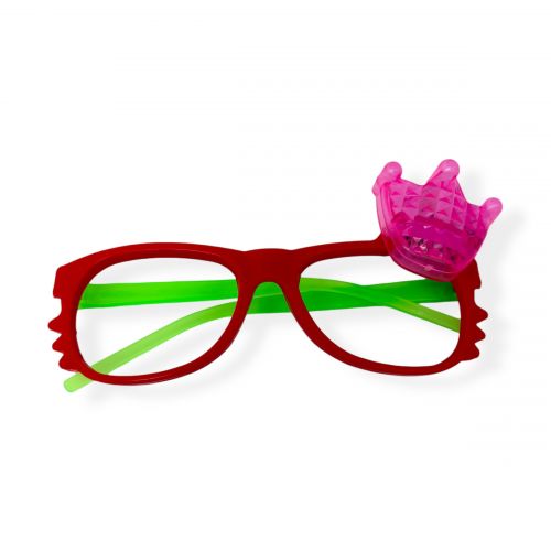 Дитячі окуляри, що світяться (ЧЕРВОНІ)  мініатюра фото 1