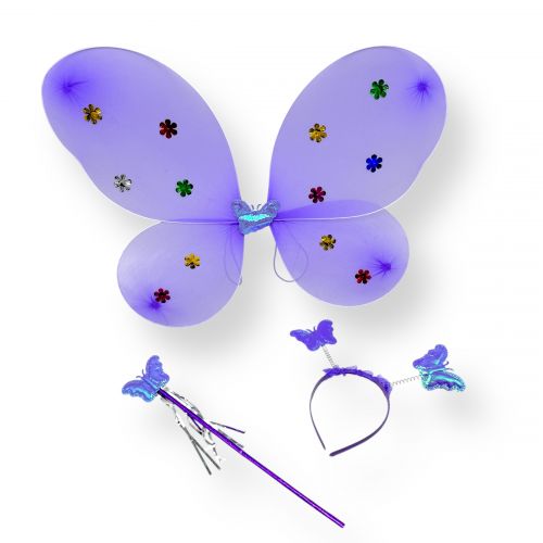 Крила метелика з обручем (ФІОЛЕТОВІ)  мініатюра фото 1