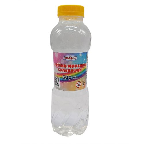 Розчин мильних кульок (бульбашок) 500 мл (Еко прозорий)  мініатюра фото 1