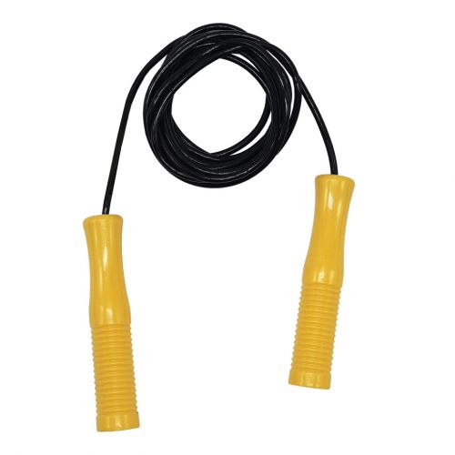 Скакалка №1, 260 см (черная), без уп (ціна за 10 шт)  мініатюра фото 1