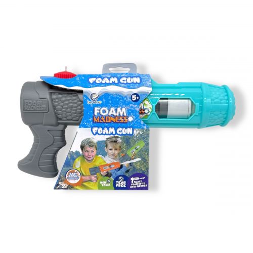 Водний пістолет стріляє піною (БЛАКИТНИЙ)  мініатюра фото 1