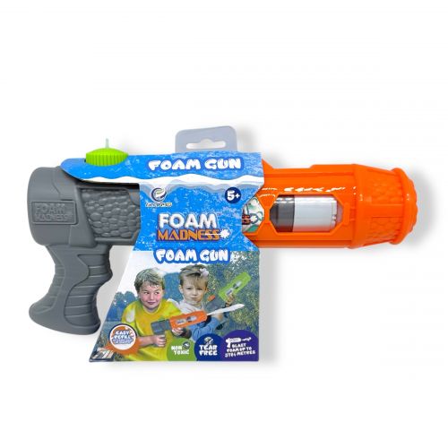 Водний пістолет стріляє піною (ПОМАРАНЧЕВИЙ)  мініатюра фото 1
