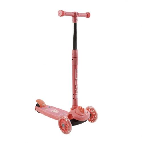 Самокат триколісний "Skyper" (12) колеса PVC зі світлом, кермо з`ємне  мініатюра фото 1