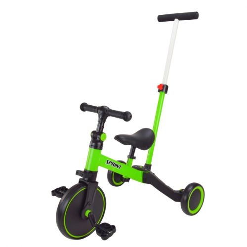 Велосипед 3-х колісний (колеса EVA 9,5х5 дюймів) салатовий  мініатюра фото 1