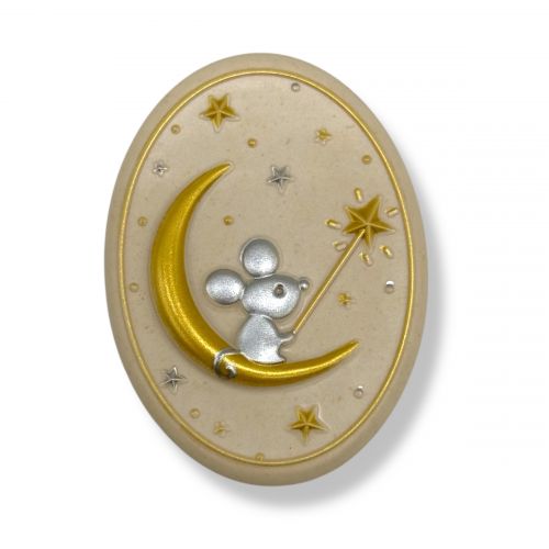 DJECO Зубна коробочка Чарівне мишеня (БЕЖЕВА)  мініатюра фото 1