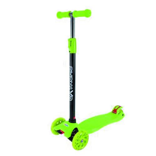 Самокат дитячий 4-х коліс MAXI, колеса PU світяться (ЗЕЛЕНИЙ)  мініатюра фото 1