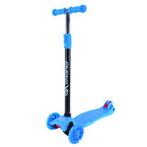 Самокат дитячий 4-х коліс MAXI, колеса PU світяться (СИНІЙ)  мініатюра фото 1