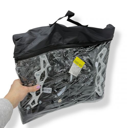 Ролики колеса PVC розмір L (38-41) в сумці (ЧОРНІ)  мініатюра фото 1